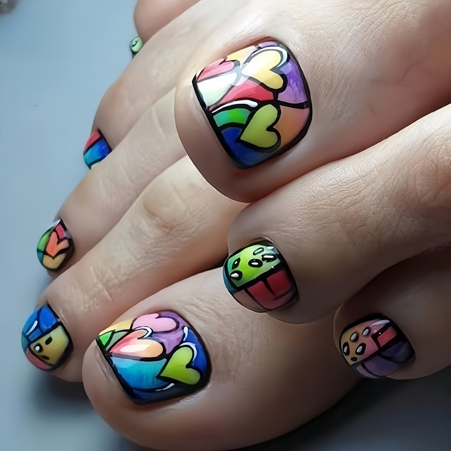 Trendige Fußnagelkunst Brehn
