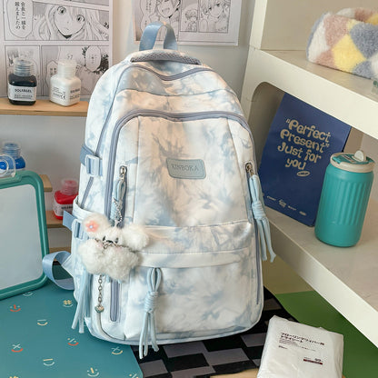 Trendige Marmor-Muster-Rucksack Brehn