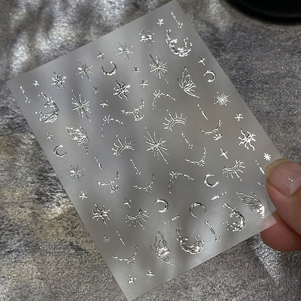 Himmlische Nagelkunst Folienaufkleber