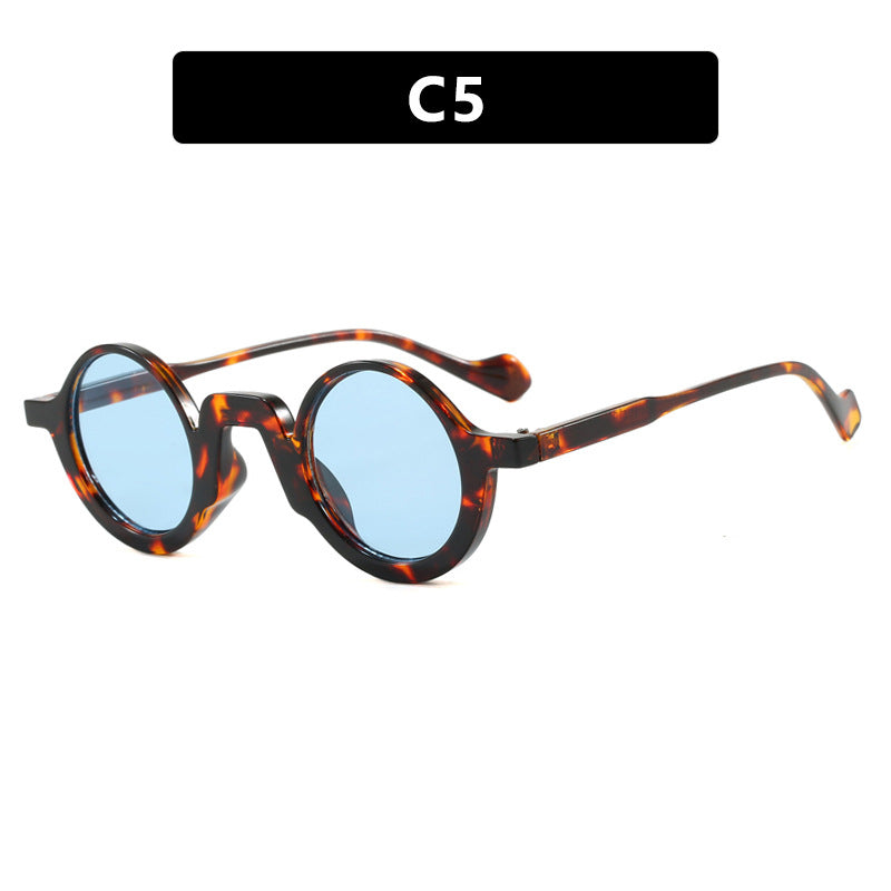 Damen runde Sonnenbrille mit innovativem Design und UV-Schutz Brehn
