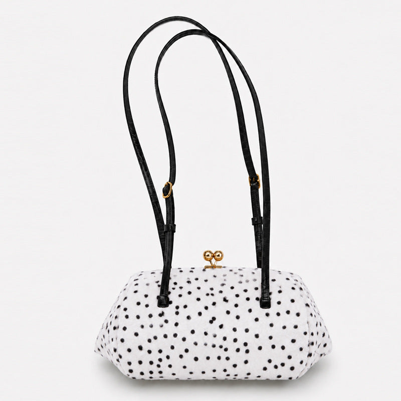 Verspielt Fuzzy Handtasche zum Handtragen