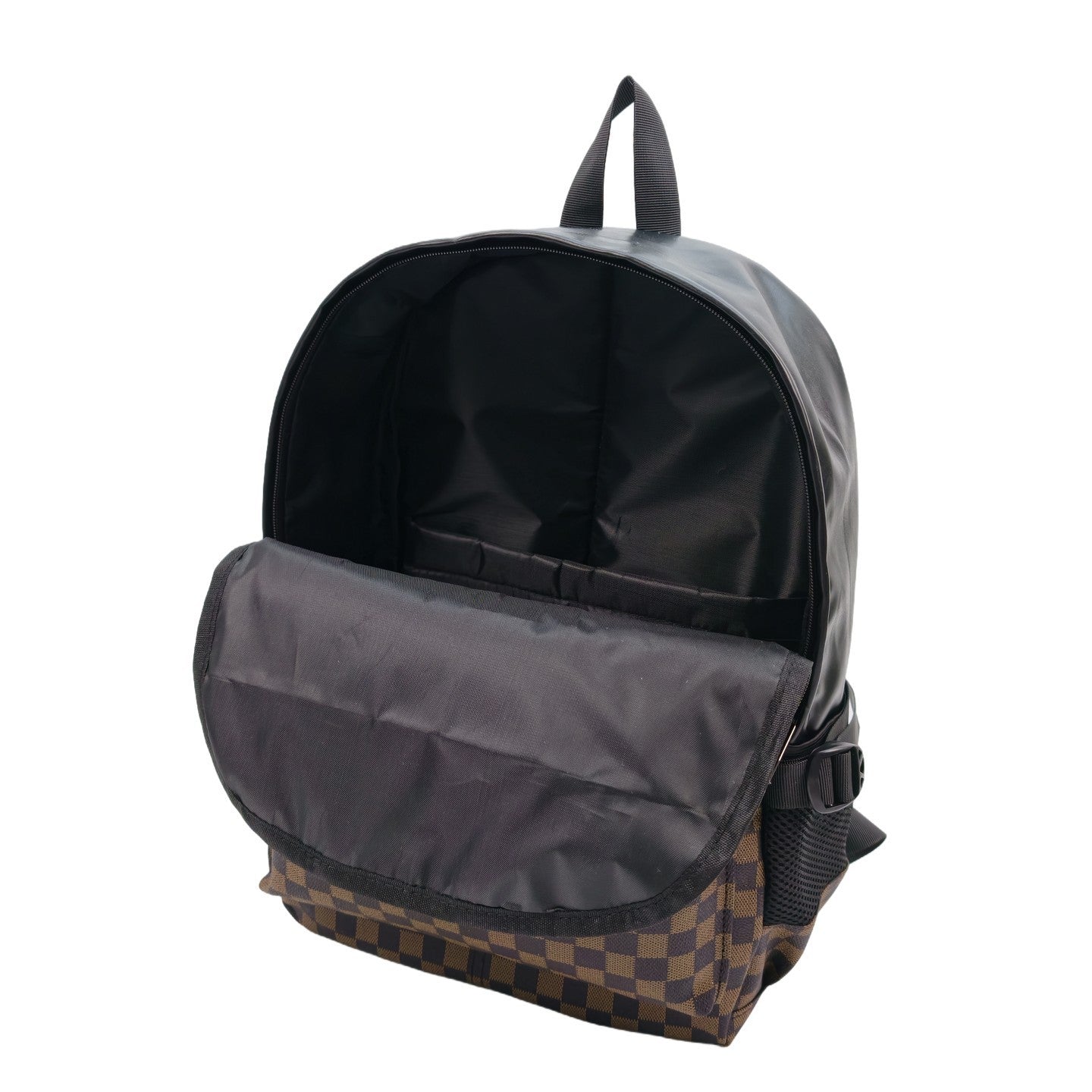 Stylischer Schachbrettmuster-Rucksack Brehn