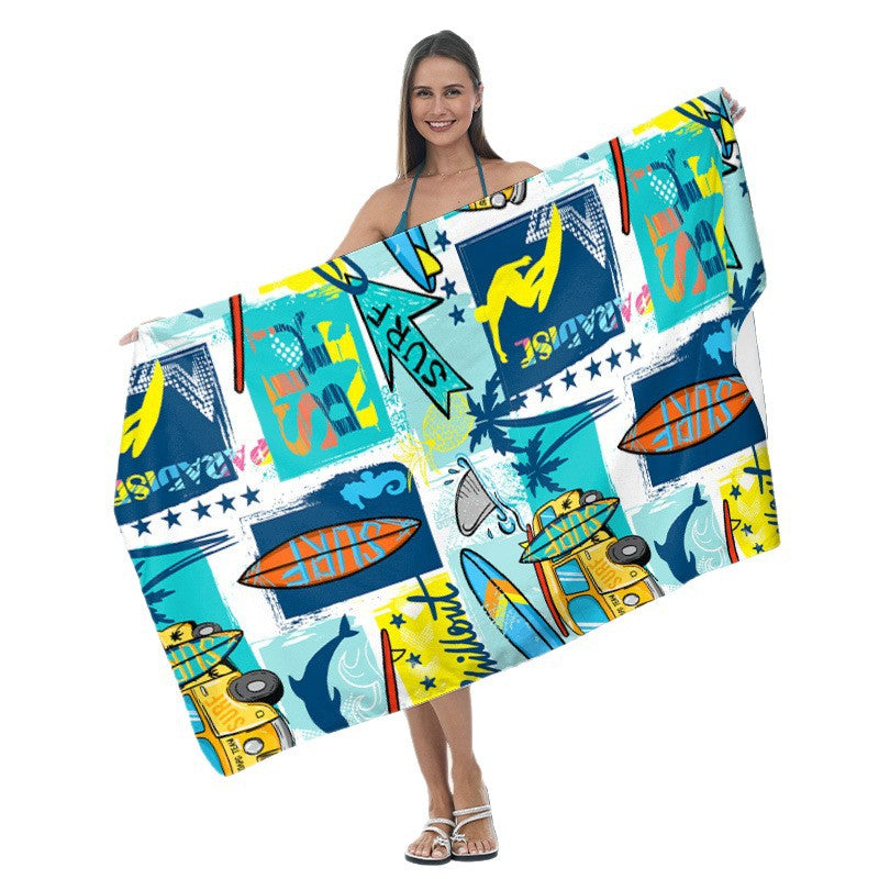 Strandtuch mit auffälligem Surf-Design Brehn