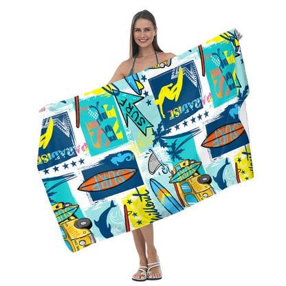 Strandtuch mit auffälligem Surf-Design Brehn