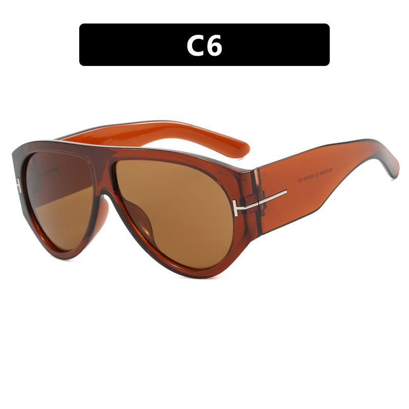 Damen modische oversized Sonnenbrille im Retro-Stil Brehn