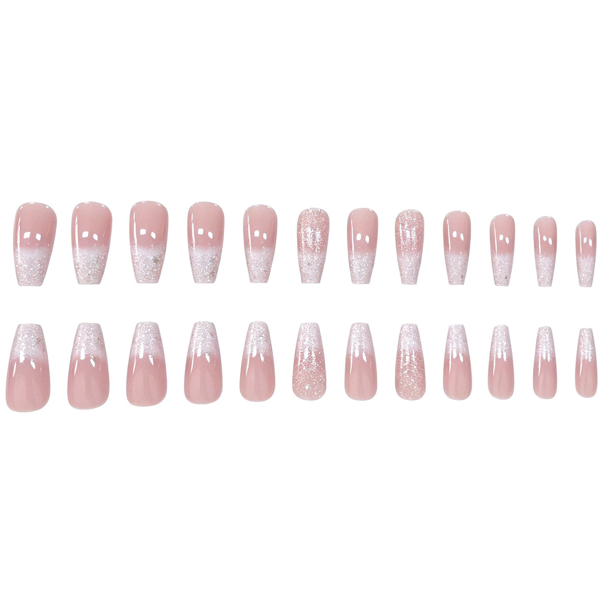 Glamouröse Glitzer-Nagelverlängerungen Brehn