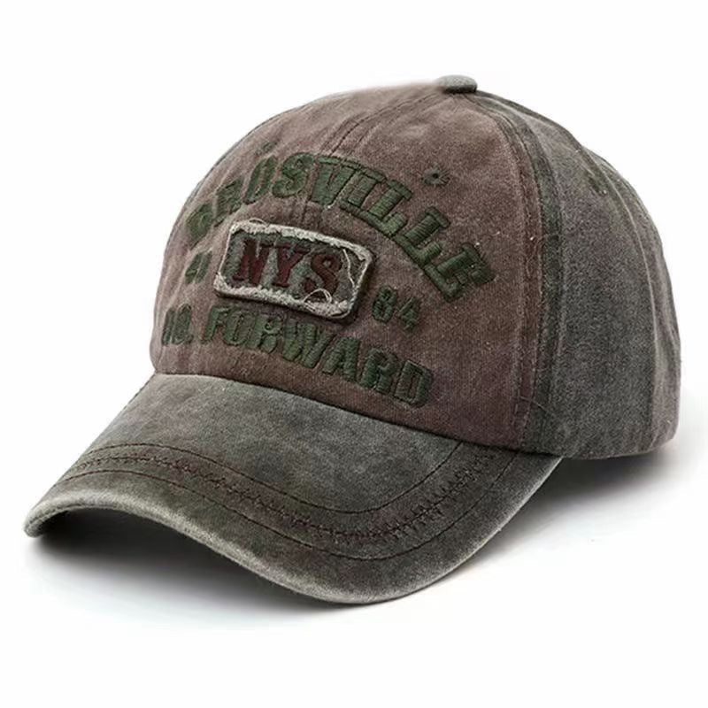 Herren Vintage-inspiriertes, stark beanspruchtes Baseballcap Brehn