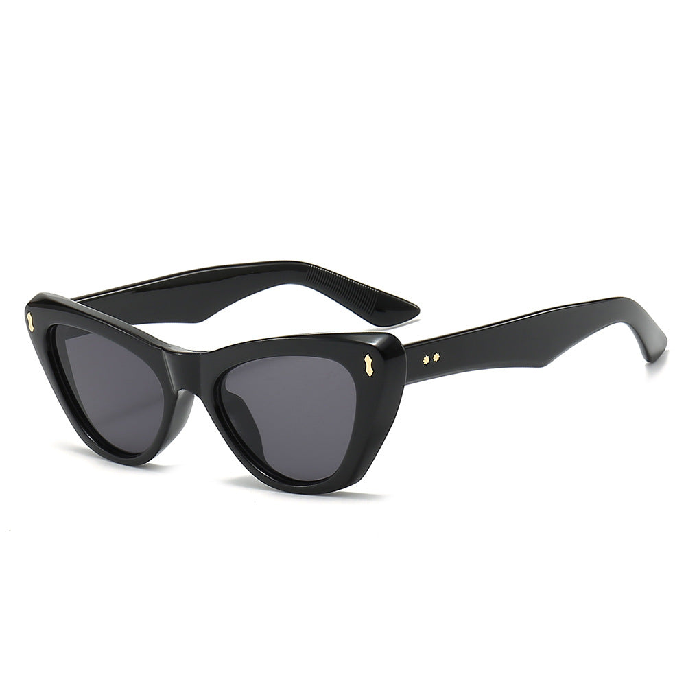 Damen Cat-Eye Sonnenbrille mit eleganten akzentuierten Rahmen Brehn