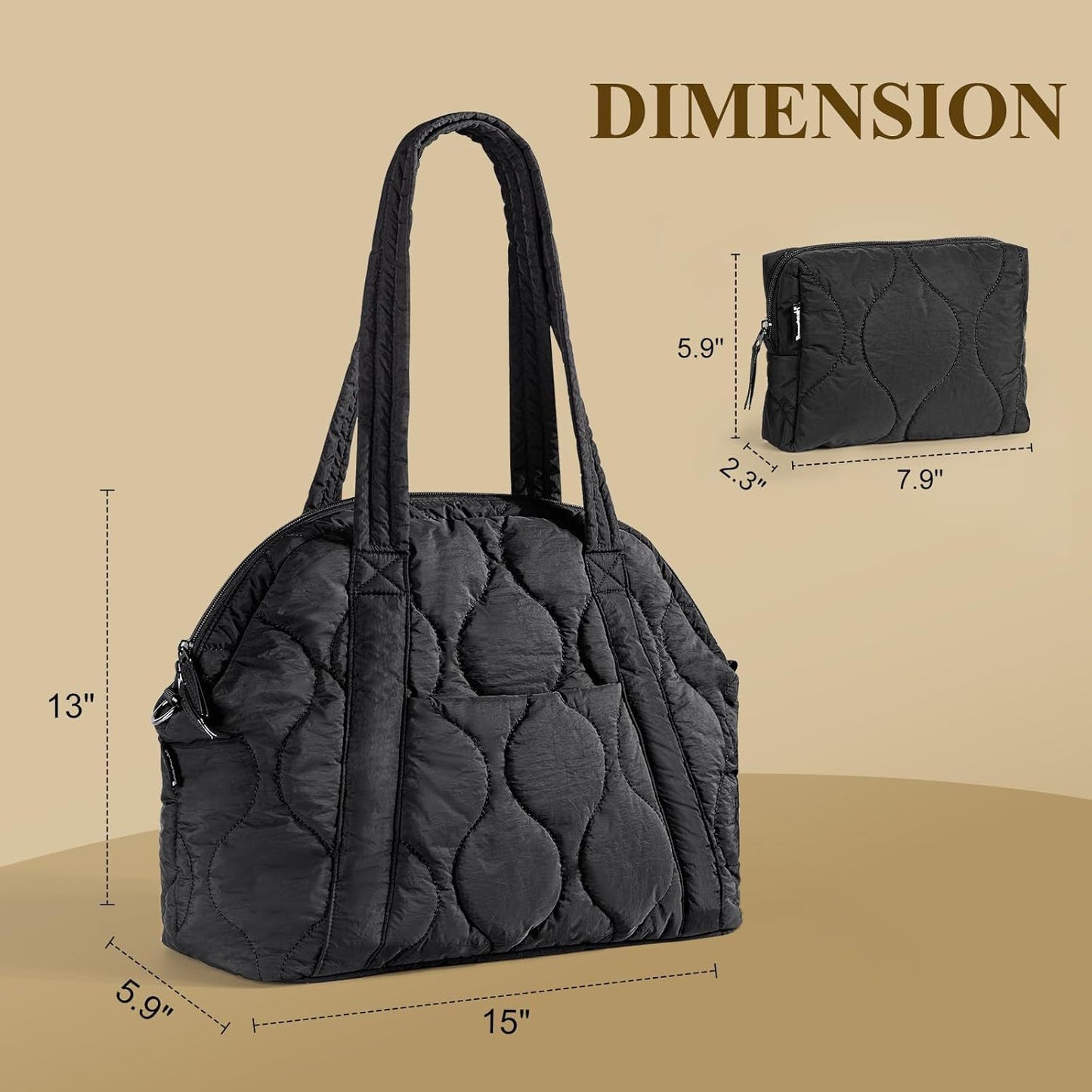 Stylische und Gepolsterte Handtasche Brehn