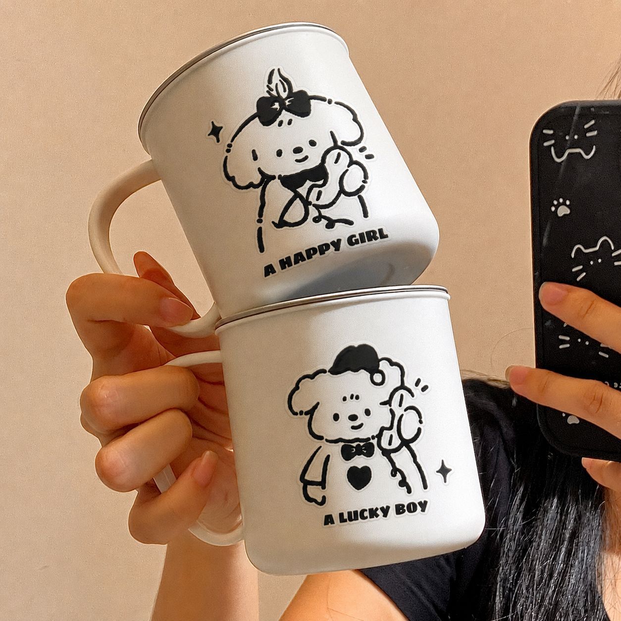 Keramiktasse mit Charmantem Cartoon-Design Brehn