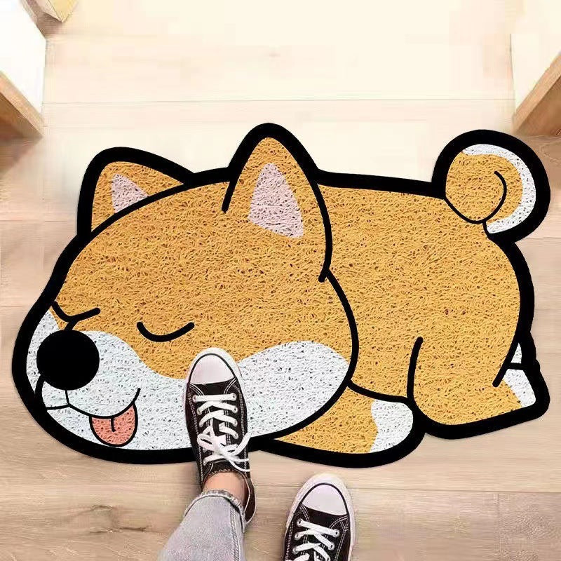 Cartoon Hund Thema Fußmatte
