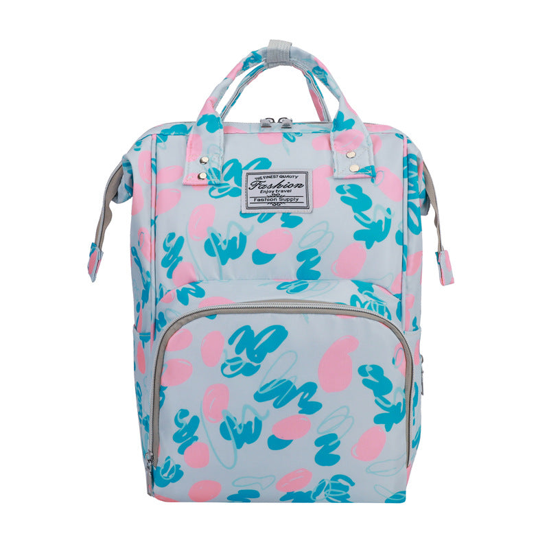 Blumenmuster Multi-Funktions-Wickelrucksack Brehn