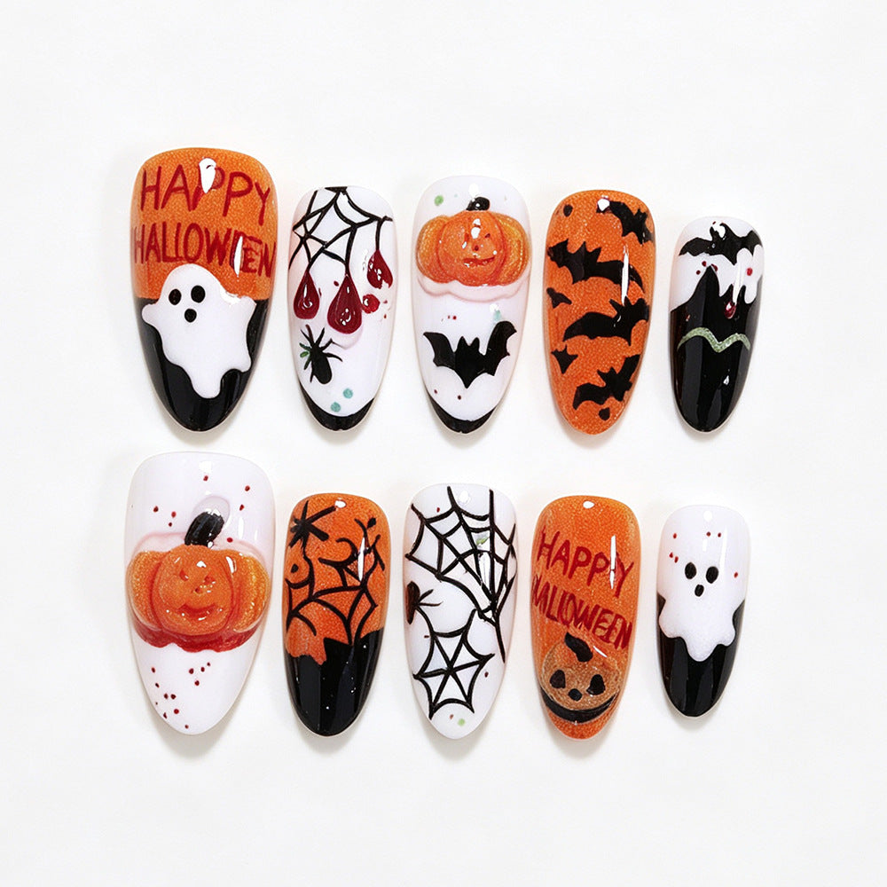 Halloween-Themen-Nagelkunst Brehn