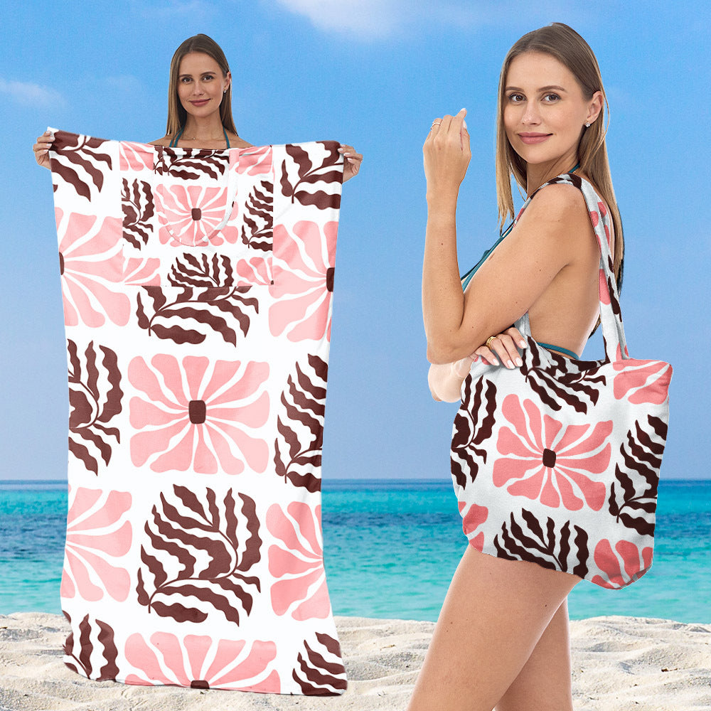 Strandtuch mit kreativem Meeresschildkröten-Muster Brehn