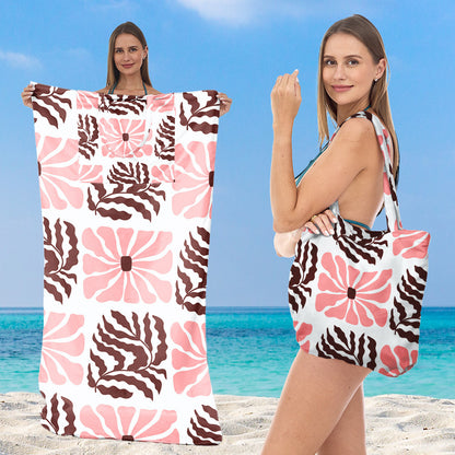 Multifunktionales Strandtuch mit Tragetasche Brehn