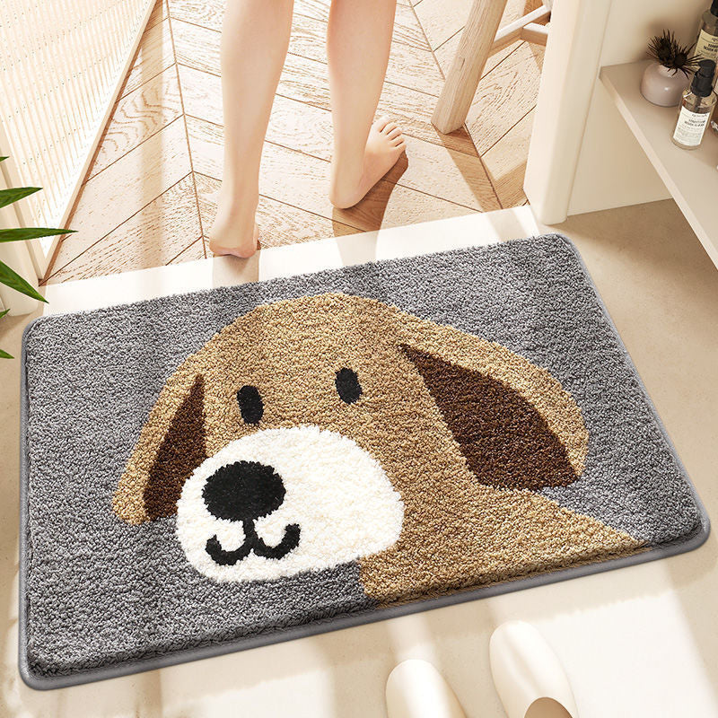 Cartoon-Kat-Themen-Plüsch-Badewanne Matte