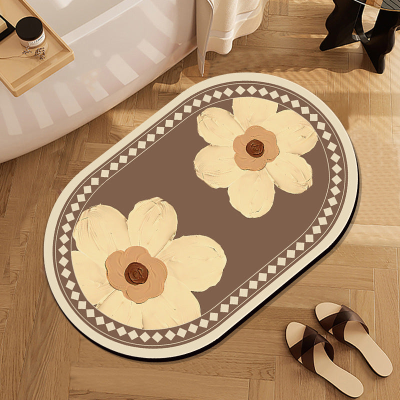 Elegante Marmor-Themen Badmatte Brehn