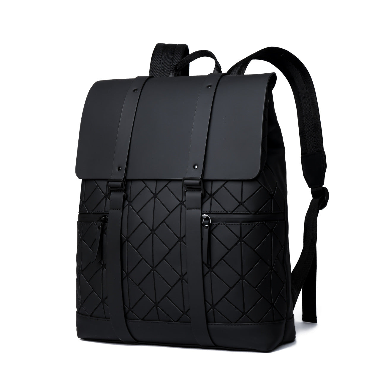 Geometrisches Muster Rolltop Rucksack Brehn