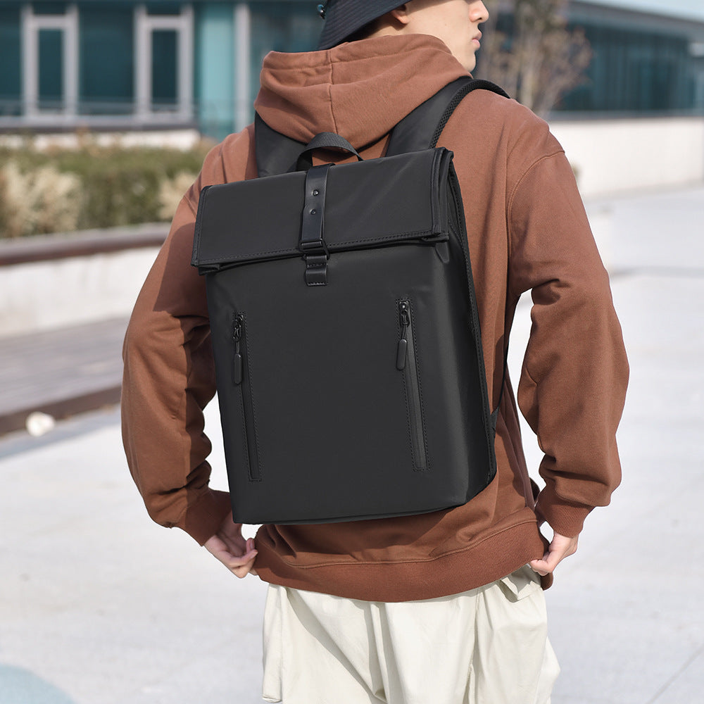 Stylische wasserdichte Roll-Top-Rucksack Brehn
