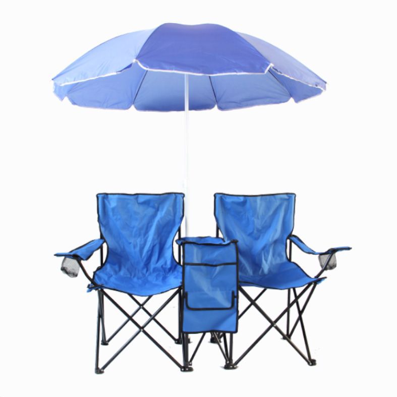 Klappstuhl-Set mit Sonnenschirm Brehn