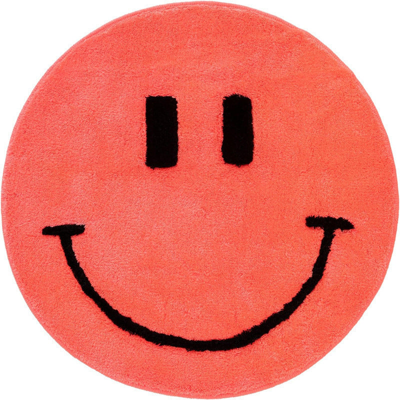 Smile Face Dekorative Badematte