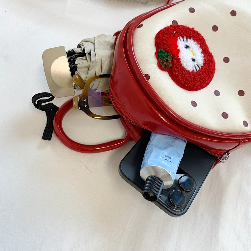 Plüsch Rucksack mit Fruchtigem Design und Verspielten Details Brehn