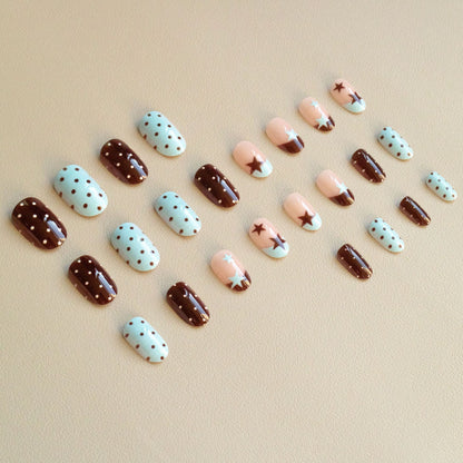 Künstlerisches Star Akzent Nagelkunst Set