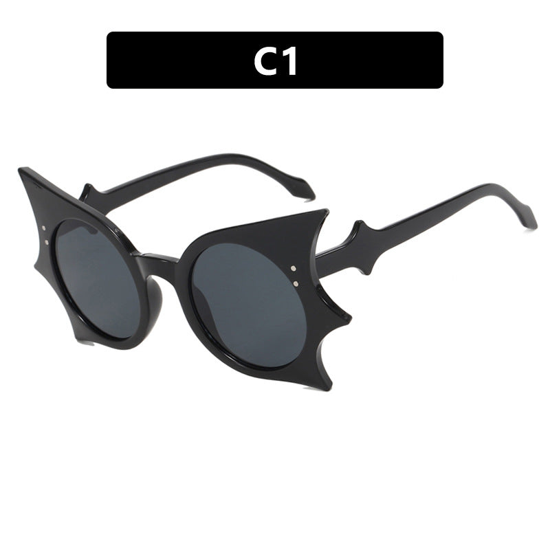 Damen extravagante Cat-Eye Sonnenbrille mit auffälligem Rahmen Brehn