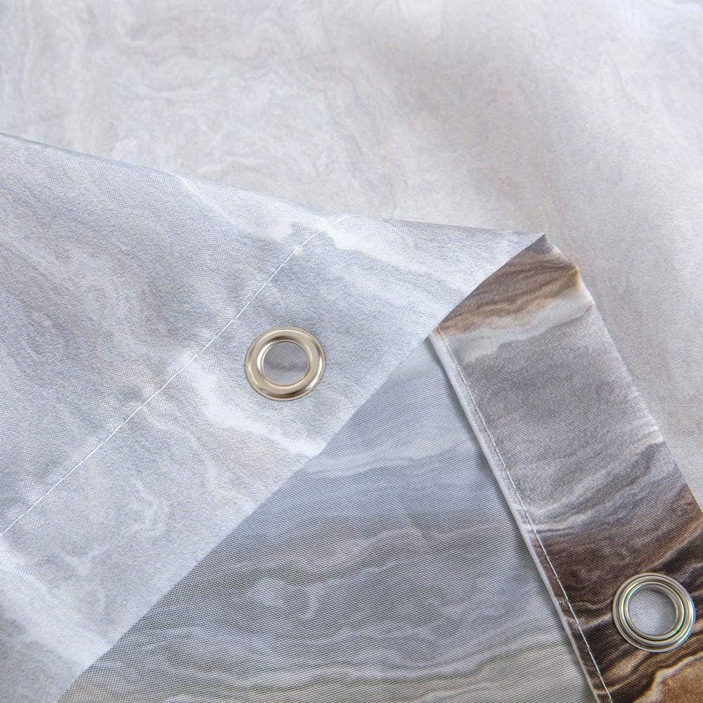 Künstlerischer Marmor Druck Duschvorhang Brehn