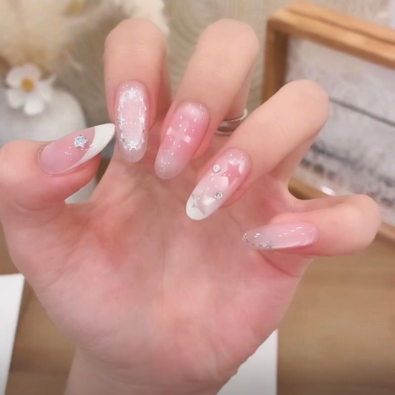 Premium Glitzernde Press-On Nagelerweiterungen Brehn