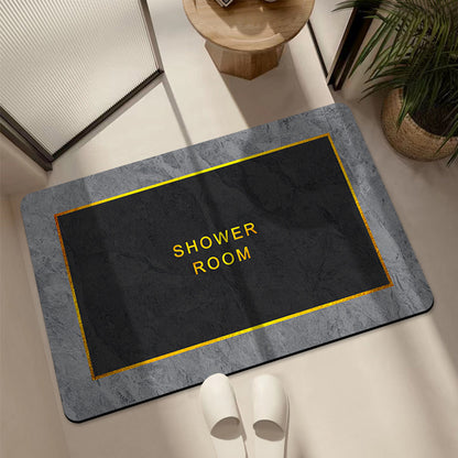 Stylische Marmor Design Badmatte Brehn