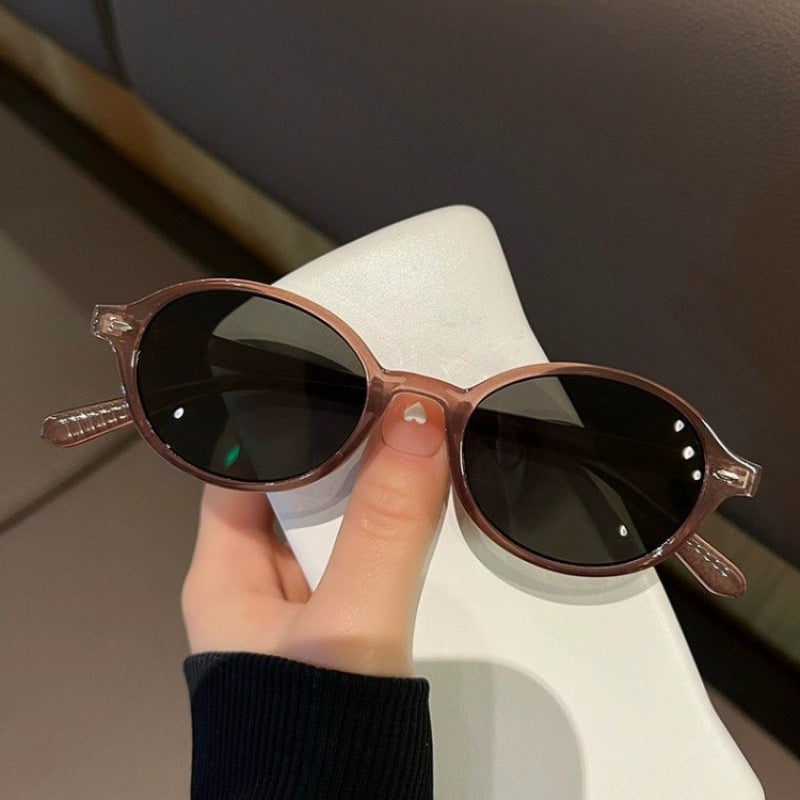 Vintage Oval Frame Sonnenbrille Brehn