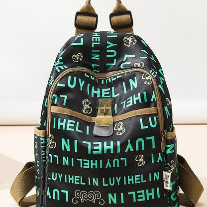 Blumenmuster Baumwollrucksack Brehn