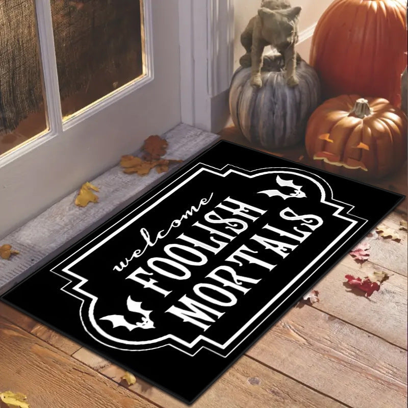 Dekorative Halloween-Themen-Türmatte