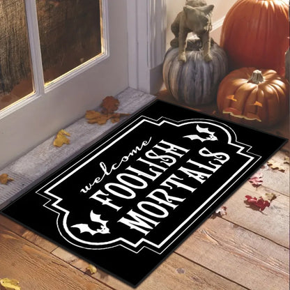 Dekorative Halloween-Themen-Türmatte