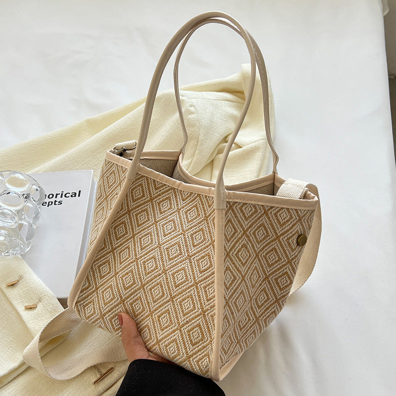 Geometrisch gemustertes Tote Bag