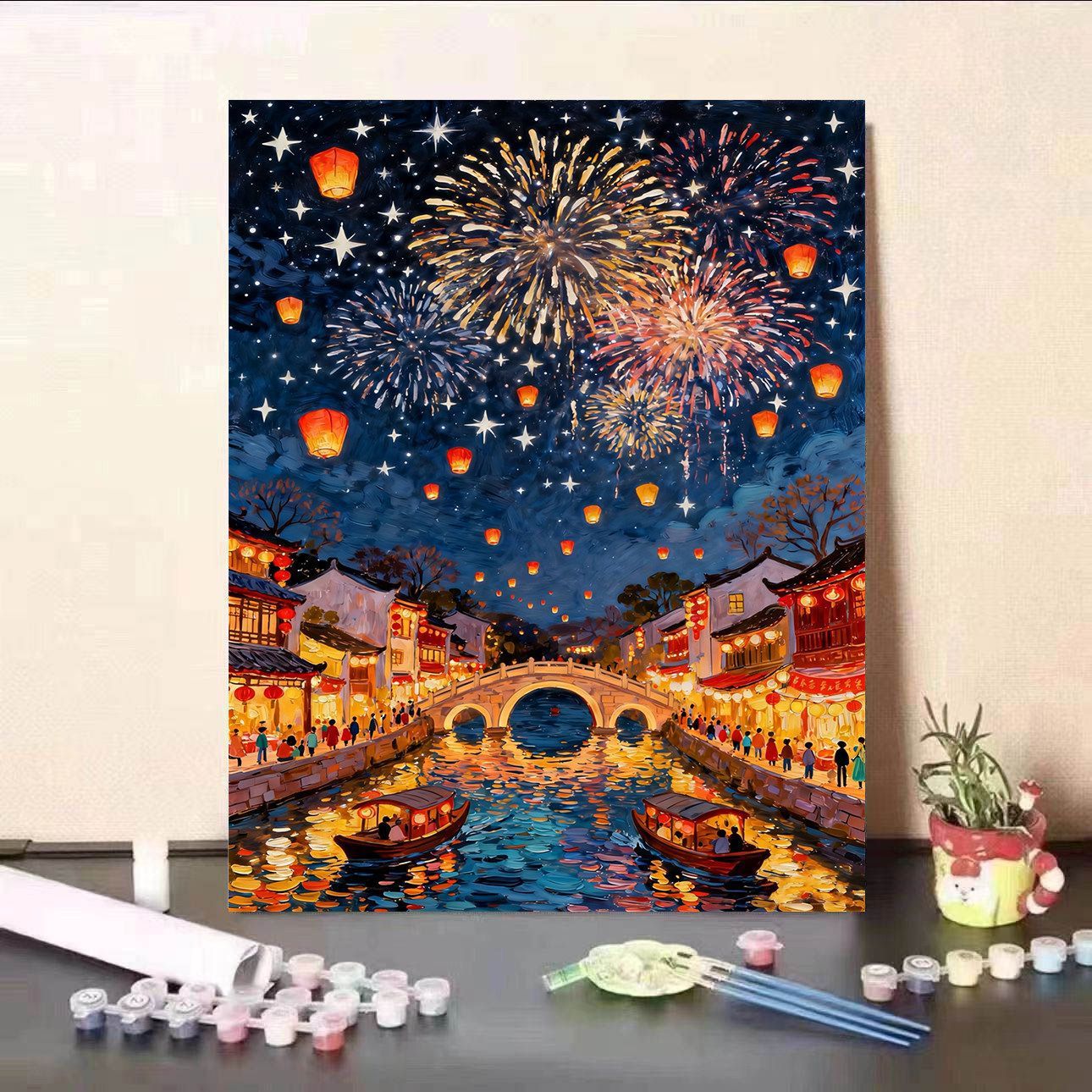 DIY Malen nach Zahlen Leinwand Kunst Kit Brehn