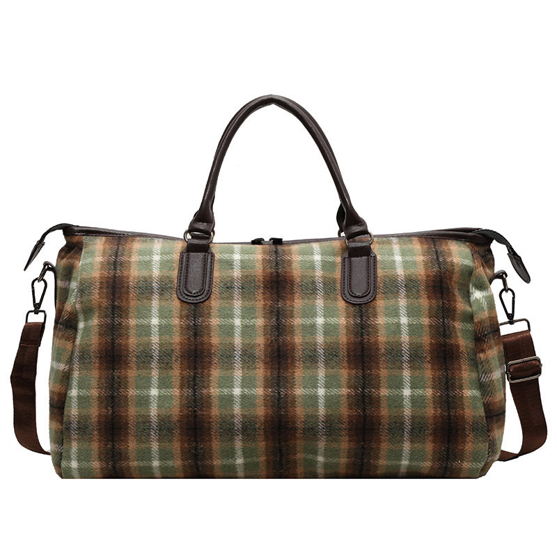 Stylische Karierte Reisetasche Brehn