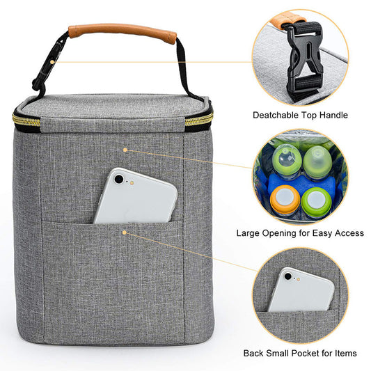 Damen Kühlende Lunch Tasche mit praktischer Thermoisolation Brehn