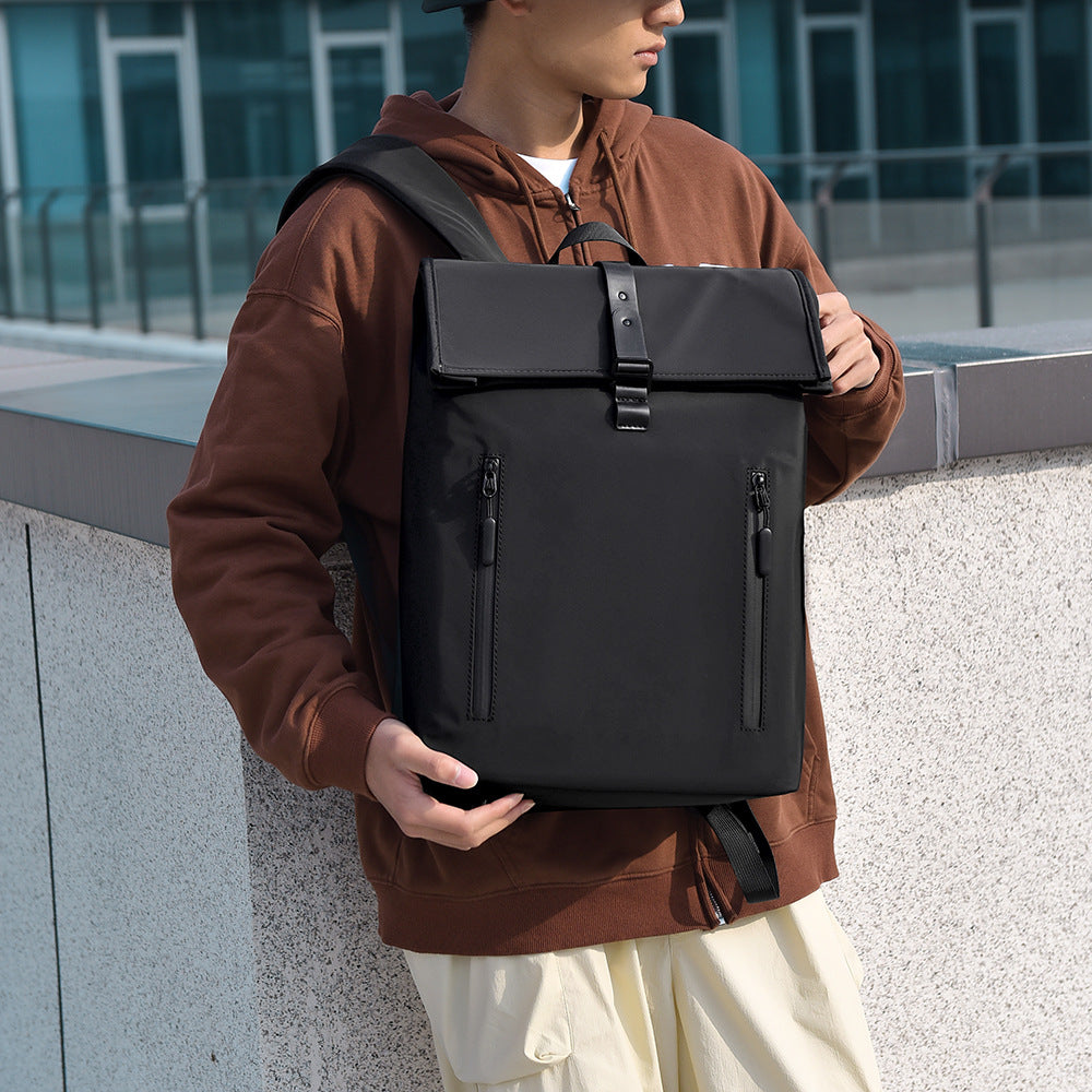 Stylische wasserdichte Roll-Top-Rucksack Brehn