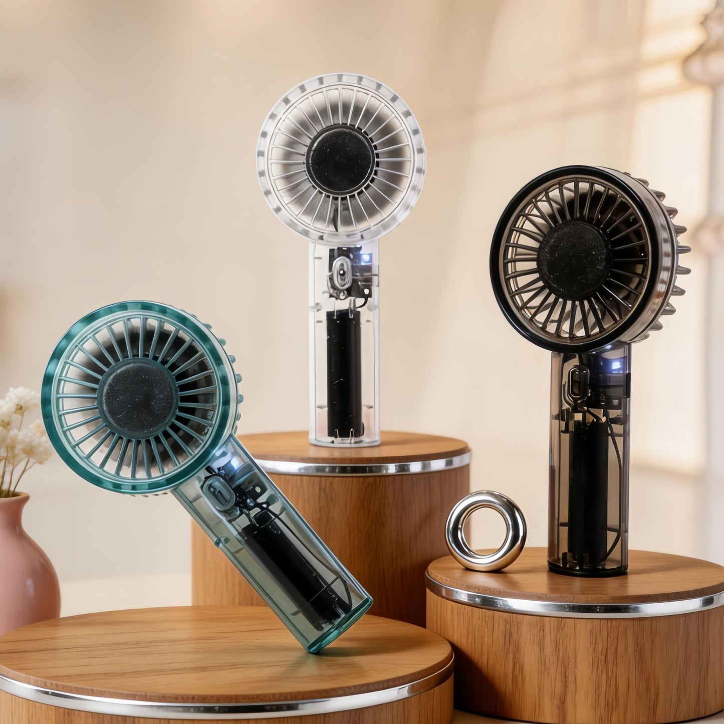 Damen Tragbarer USB Handventilator mit leistungsstarker Akkutechnologie Brehn