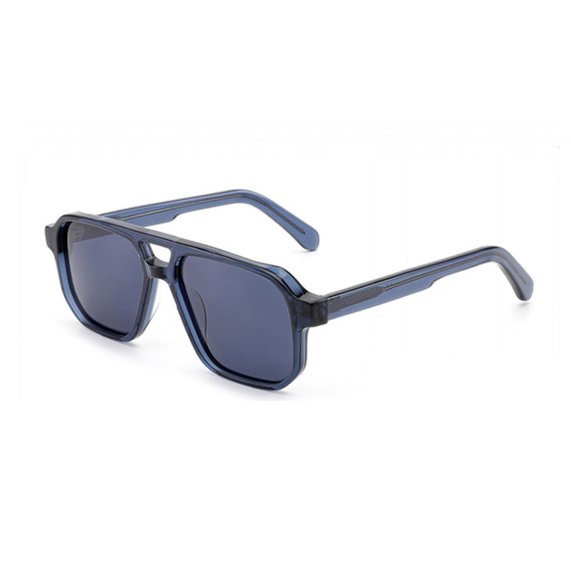 Damen Sonnenbrille im modernen, geometrischen Design mit robustem Rahmen und UV-Schutz Brehn