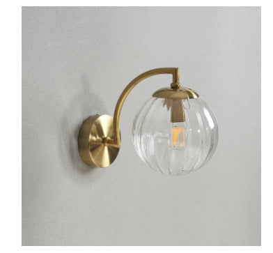 Künstlerische Globus-Wandlampe