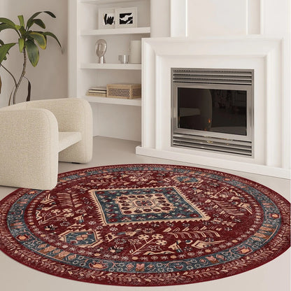 Eleganter runder Teppich