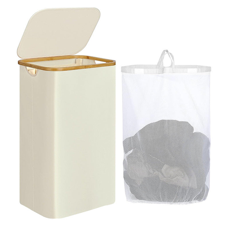 Eleganter Wäschekorb mit Abnehmbarem Innenbeutel Brehn