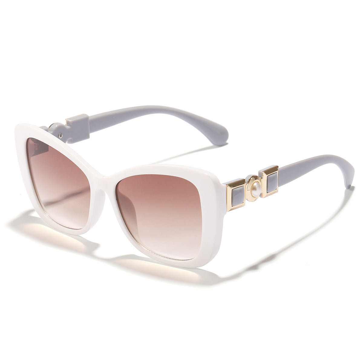 Damen Cat-Eye Sonnenbrille mit eleganter Metallverzierung Brehn