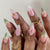 Künstlerische florale 3D Press-On Nagelkunst Brehn