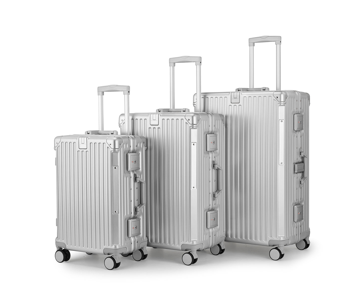 Unisex Aluminium Hartschalen Reisegepäck Set Brehn