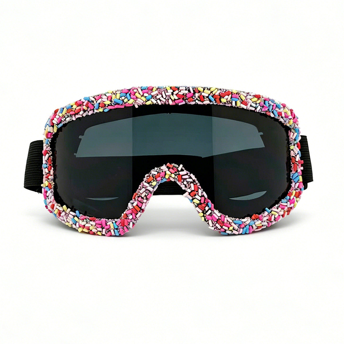 Damen Ski-Schutzbrille im kreativen Design mit bunten Akzenten Brehn