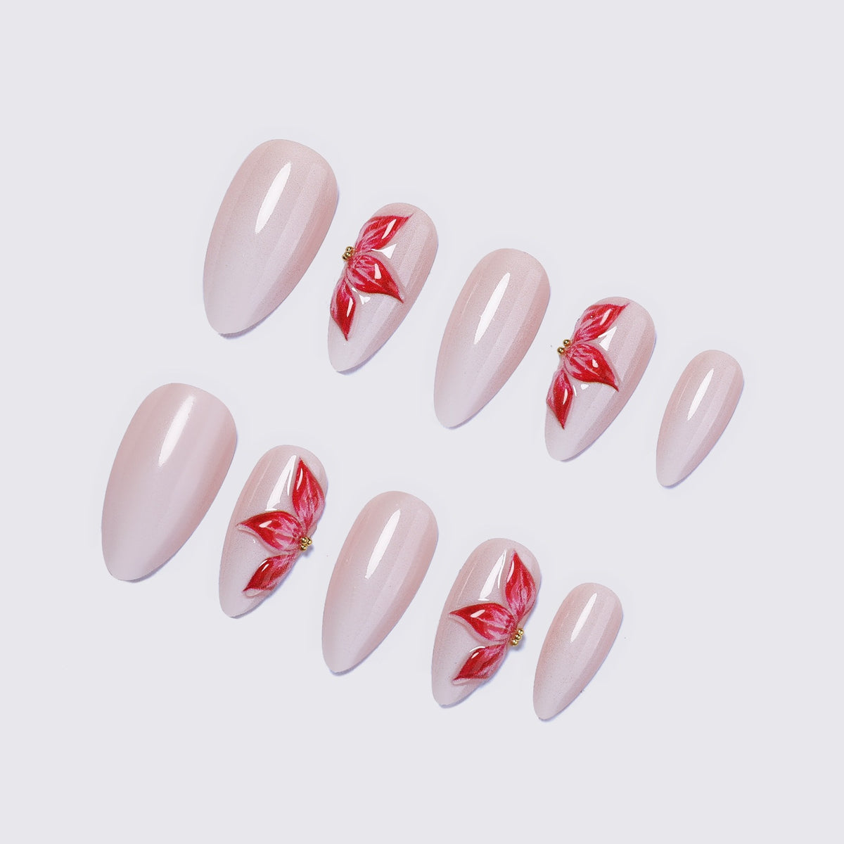 Kunstnägel mit floralen Designs Brehn